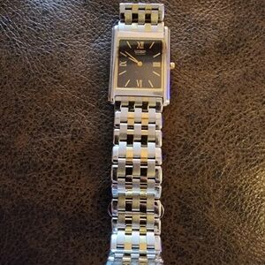 Citizen Ecodrive Mens Stiletto G820 Rectangular Watch